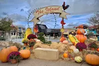 Fall Decor & Photo Op at The Island in Pigeon Forge