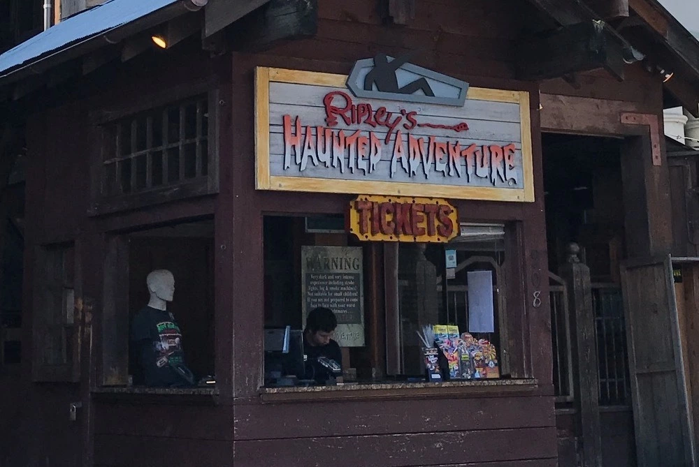 Ripley's Haunted Adventure ticket window