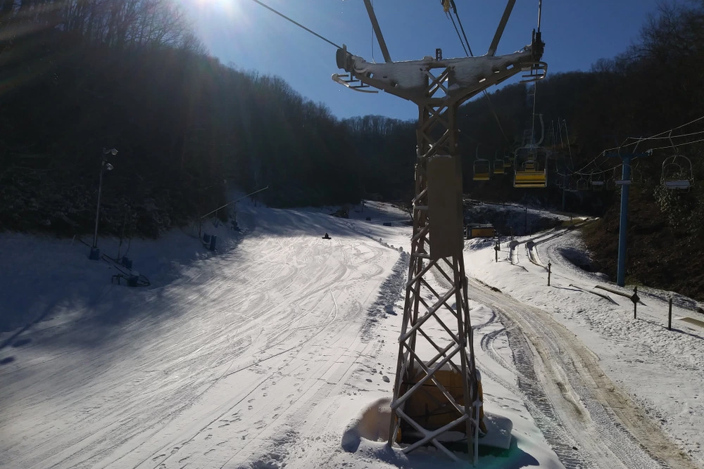 Ober Mountain ski slope and chairlift