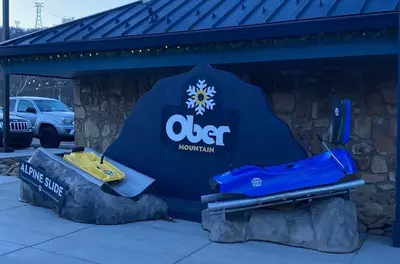 Ober Mountain sign