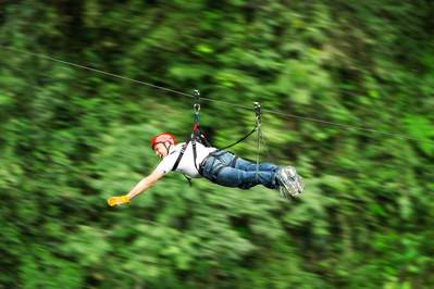 ziplining is one of the best things to do for adults in Pigeon Forge TN
