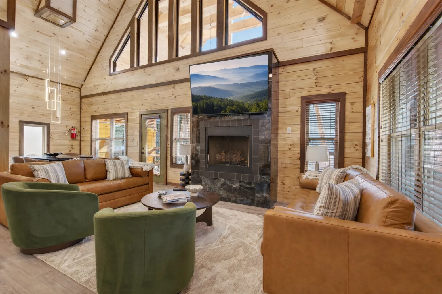 Cabin living room