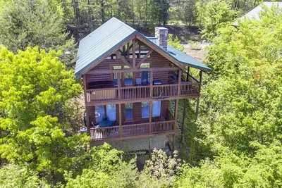 absolute paradise is one our best 2 bedroom cabins in Pigeon Forge TN