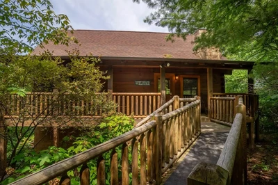 black hawk hideaway is one of our cabins near Dollywood