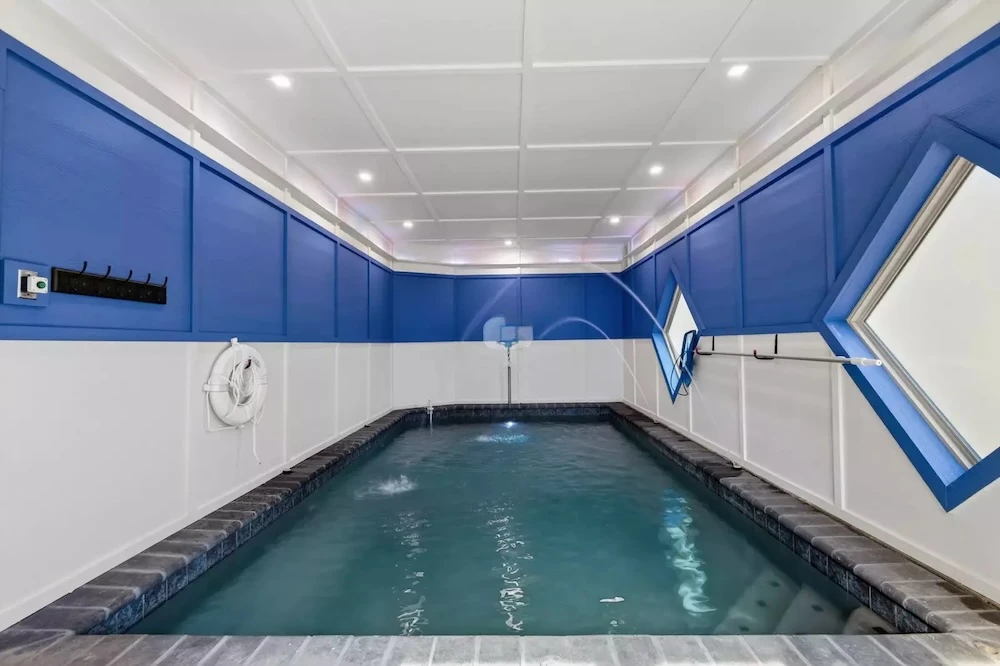 bear olympics is a pigeon forge cabin with indoor pool