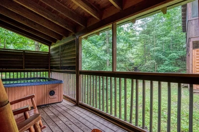 lil bit of heaven is one of our 1 bedroom cabins in Pigeon Forge