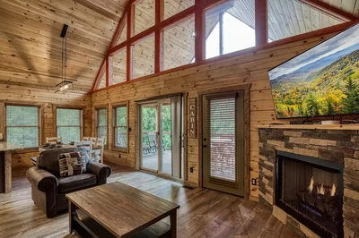 sweet feet retreat is one of our 2 bedroom cabins in pigeon forge