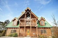 wagon wheel lodge is one of our large cabins in Pigeon Forge