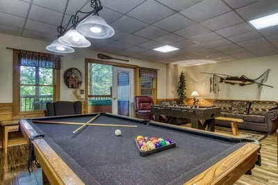 hibernation hideaway is one of our family cabins in Pigeon Forge