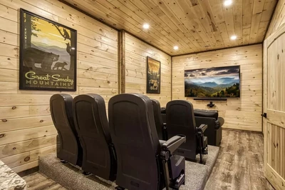 ole smoky is one of our top Pigeon Forge cabins with theater rooms