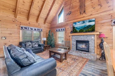 heavenly hideaway is one of our pet friendly Pigeon Forge cabins