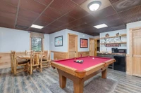 heavenly hideaway is one of our Pigeon Forge cabins with game rooms