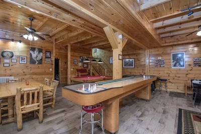 wagon wheel lodge is one of our Pigeon Forge cabins with game rooms