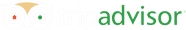 The TripAdvisor logo.