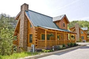 The Lakeside Getaway cabin rental at Eagles Ridge Resort in Pigeon Forge TN.