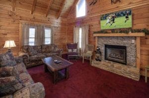 one of the 6 bedroom cabins in pigeon forge - heavenly hideaway