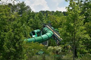 water slide at Dollywood's Splash Country