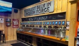 Country Roads Axe Co Beer Wall